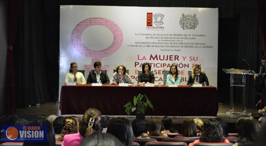 Realizan el foro “La mujer y su participación en el diseño de Políticas Públicas” 