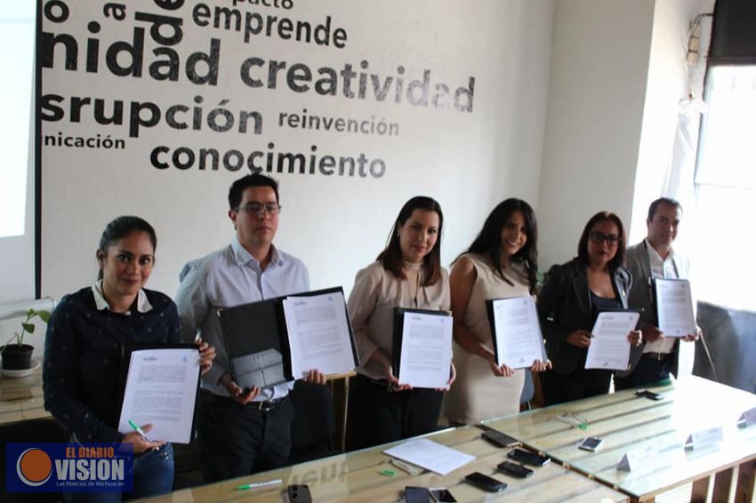 Firman convenio de colaboración Ijumich y Coparmex Michoacán