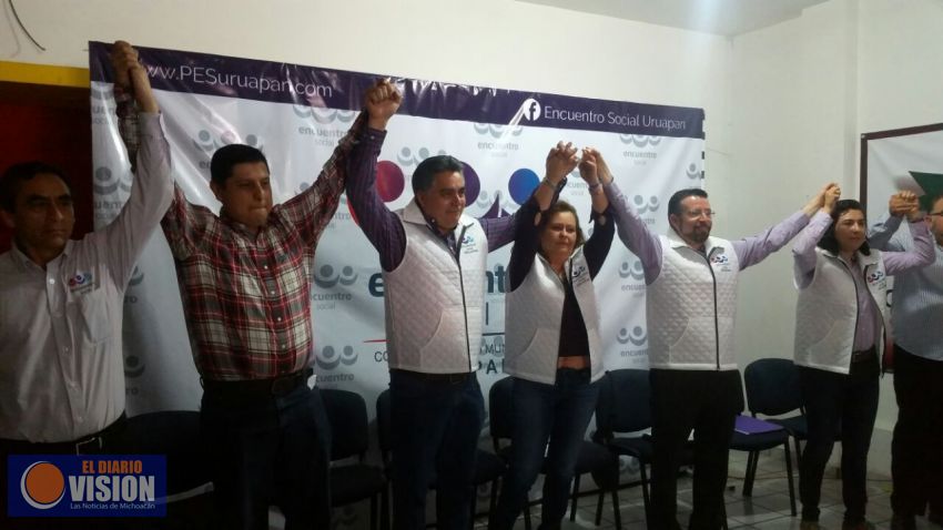 Nombran a Ildefonso Mares, dirigente municipal del PES en Uruapan 
