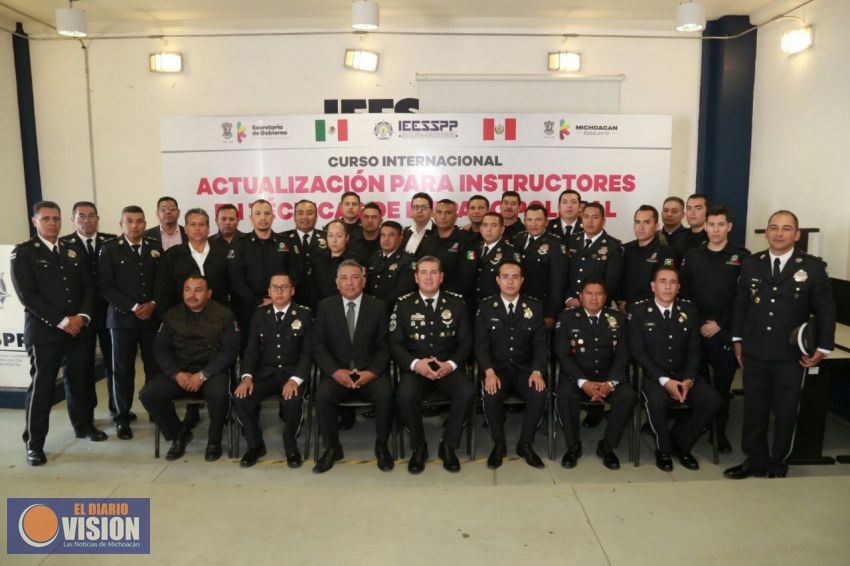 Concluyó en IEESSPP actualización de tiro policial para instructores