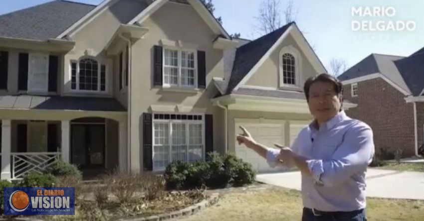 Mario Delgado viaja a Atlanta y muestra casa donde vivía Anaya