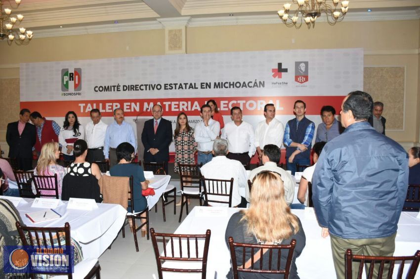 PRI capacita a candidatos en materia electoral 