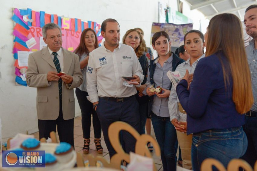 Pese a los retos, la juventud michoacana tiene la oportunidad de salir adelante: Marko Cortés 