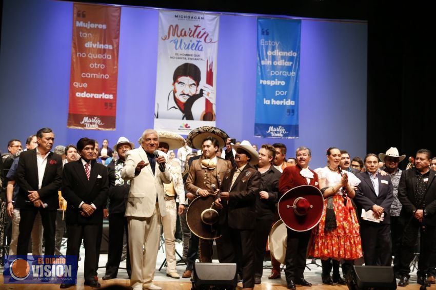 Rinde Michoacán emotivo homenaje al cantautor Martín Urieta