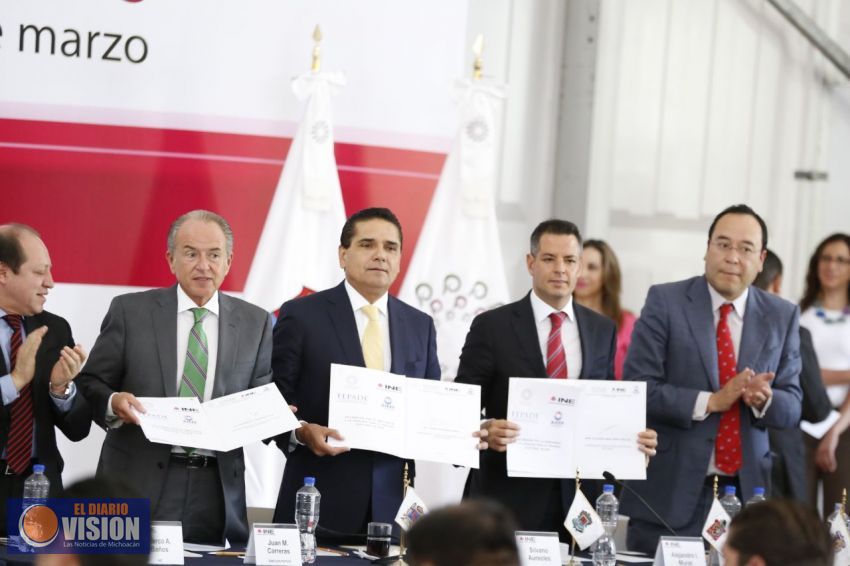 Responsabilidad de todas y todos, fortalecer instituciones electorales: Silvano Aureoles 