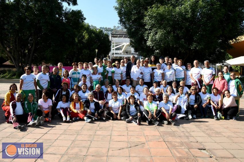 Adultos y adultas mayores representarán a Michoacán en los juegos nacionales INAPAM 2018