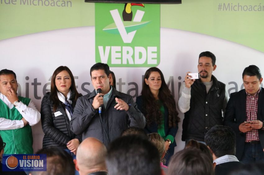 Manifiesta Partido Verde interés en Constantino Ortíz para la presidencia de Morelia