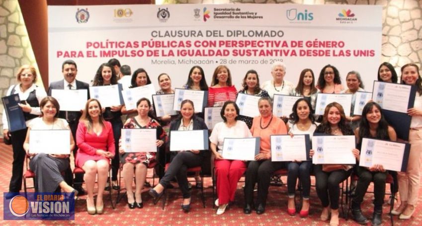 Concluyen diplomado en igualdad de género para las UNIS