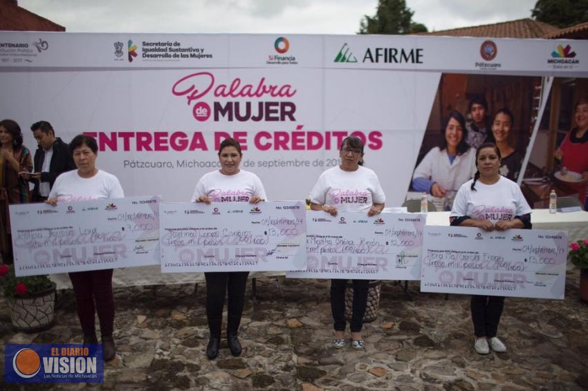 Suman ya 70 mil créditos entregados de Palabra de Mujer