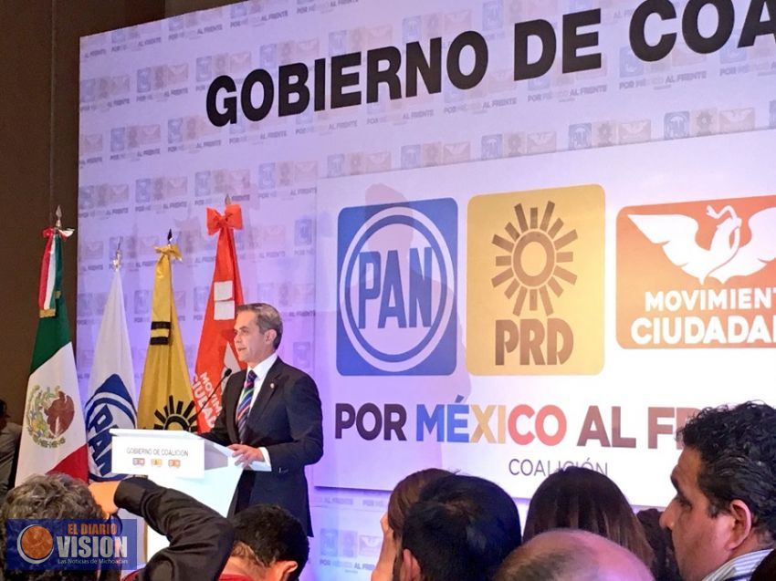 Frente nombra a Mancera coordinador de gobierno de coalición