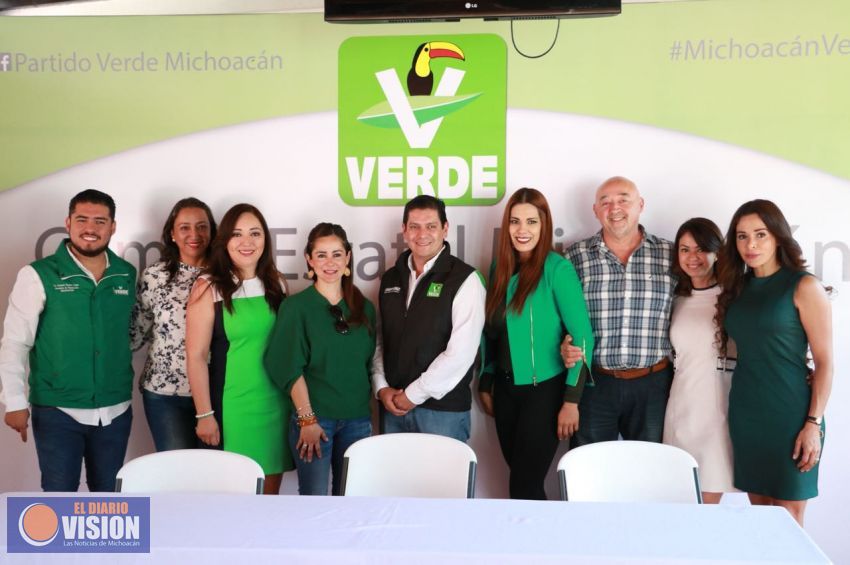 Partido Verde en Michoacán va solo por diputaciones federales y senadurías
