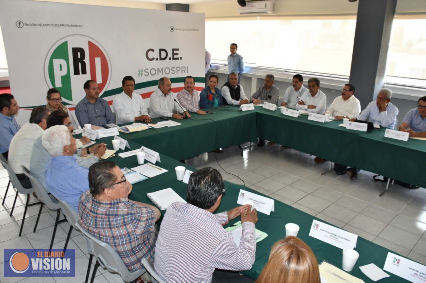 Organiza PRI Michoacán preparativos de arranques de campañas municipales 