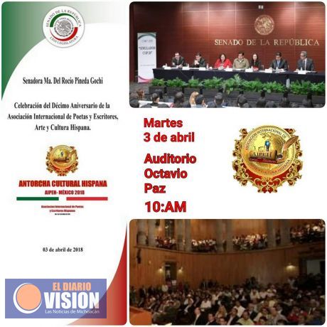 La Antorcha Cultural Hispana, hoy en el Senado de la República 