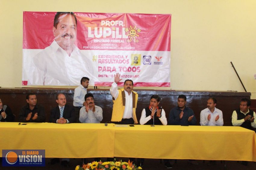 Arranca campaña Lupillo Aguilera por el Distrito 11 de Pátzcuaro 