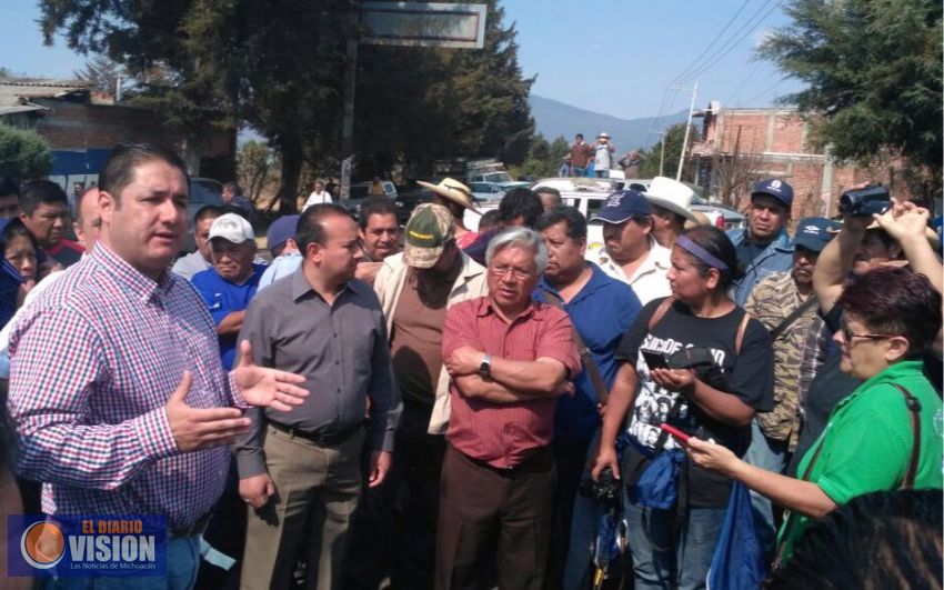 Atienden tres órdenes de Gobierno incendio forestal en San Jerónimo Purenchécuaro
