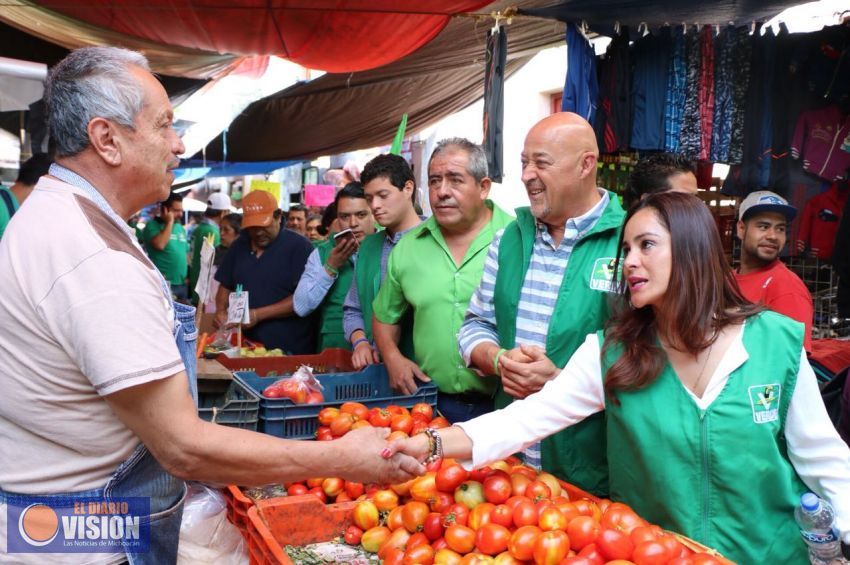 Habitantes de Pátzcuaro ven viables propuestas de candidatos del Partido Verde