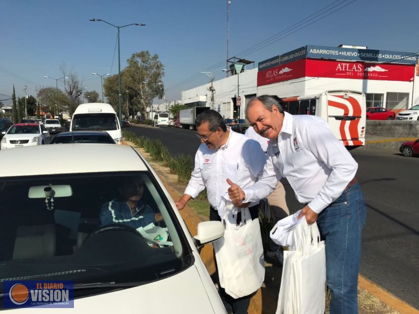 PRI Michoacán realiza activismo a favor de 