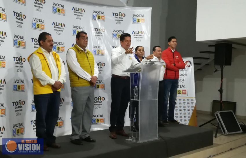 Nuestra campaña es de propuesta y contacto, no de descalificaciones: Toño García