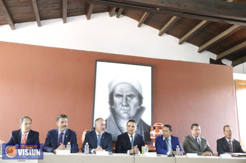 Instalan Consejo Estatal de Infraestructura del Estado de Michoacán