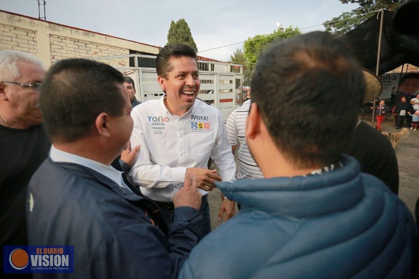 Desarrollo y seguridad, compromete Toño García para Tenencias de Morelia