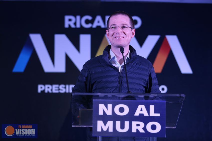 Con un “No al muro”, Ricardo Anaya da a conocer las bases de su relación con Estados Unidos