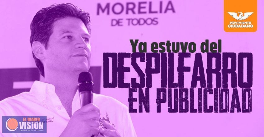 Alfonso Martínez gasta 9 millones mensuales en publicidad: Movimiento Ciudadano