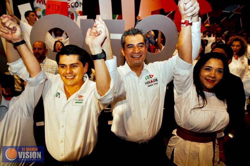 Ante visita de Enrique Ochoa, Toño revive el ánimo priísta en Morelia