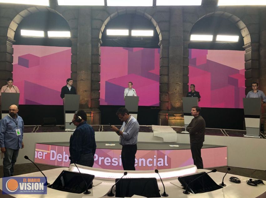  1,864 policías resguardaran instalaciones donde se efectuará el debate
