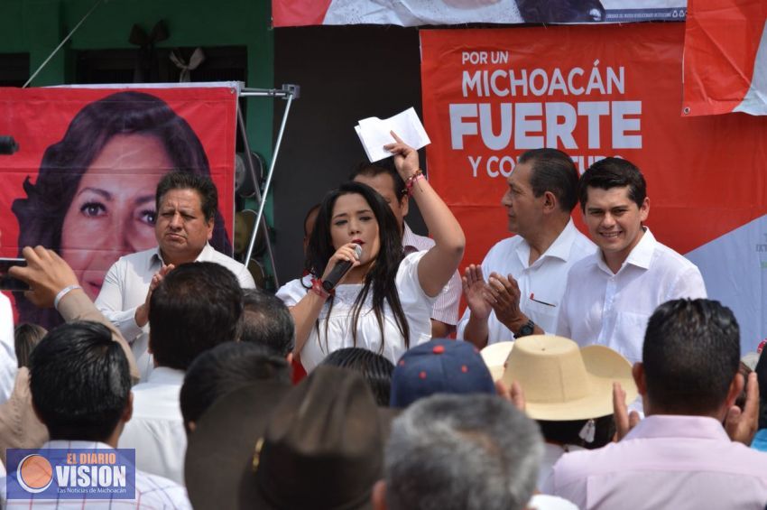 Los de 'enfrente', convencidos que en el PRI están las mejores propuestas: Xochitl Ruiz 