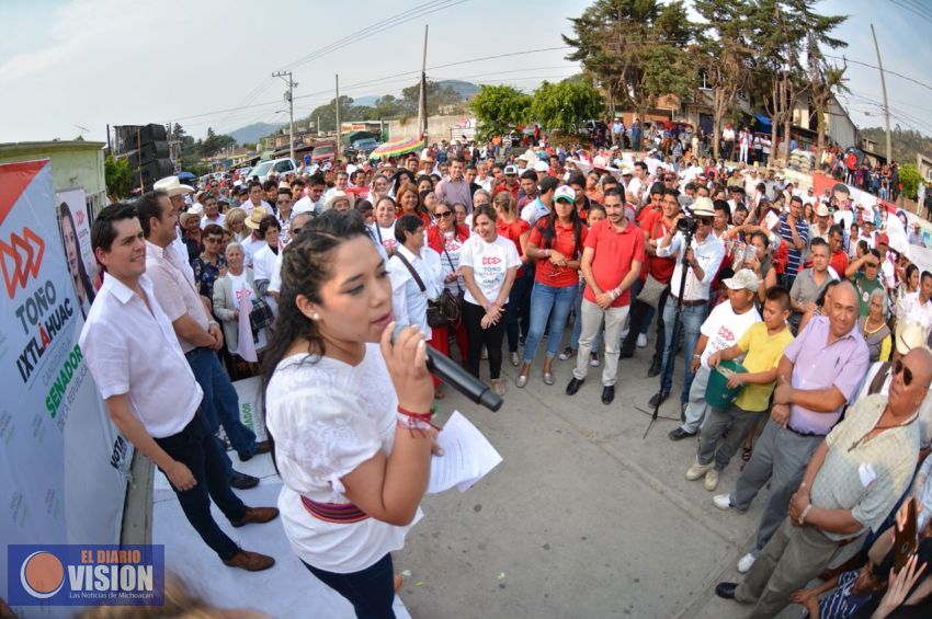 Senadores del PRI legislaran cercanos a la gente: Xochitl Ruiz-Toño Ixtlahuac 