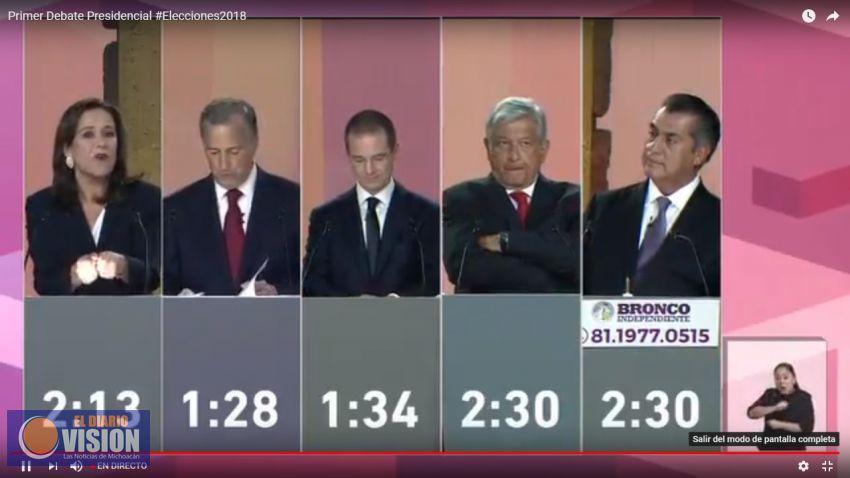 Se relaja el debate, pocos señalamientos