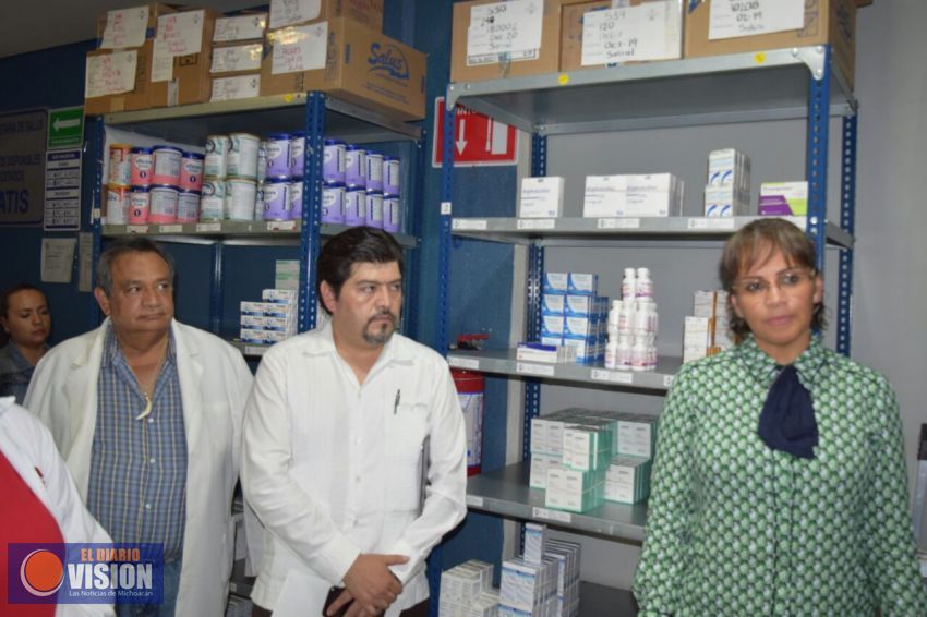 Supervisa SSM suministro de medicamentos en Hospital de Zamora