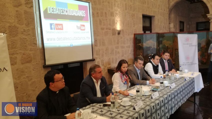 Realizarán debate los candidatos a presidentes municipales por Morelia en mayo 