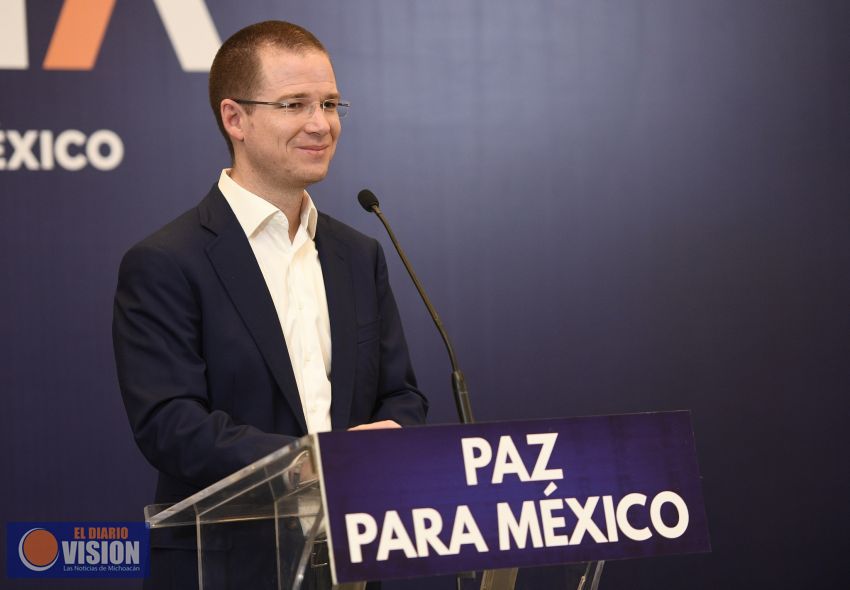 Si no fuera candidato votaría por Margarita Zavala: Ricardo Anaya