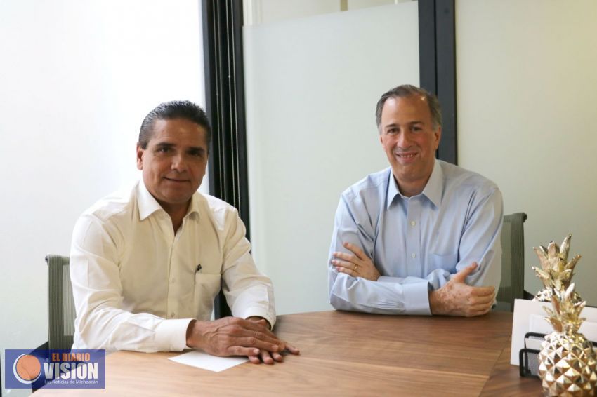 José Antonio Meade agradece a Silvano Aureoles su respaldo