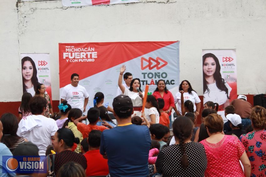 Garantizar educación, salud y desarrollo integral de la infancia, compromisos de Xóchitl Ruiz