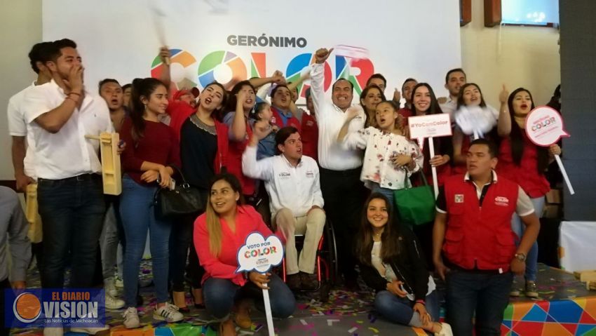 Gerónimo Color presenta sus tres ejes pilares de su campaña