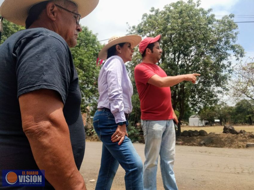 Reitera Cocoa Calderón su compromiso con el campo y tenencias de Morelia