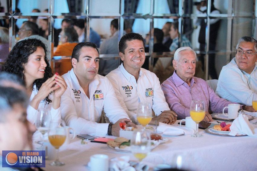 Toño García, aliado de la IP para atraer inversiones