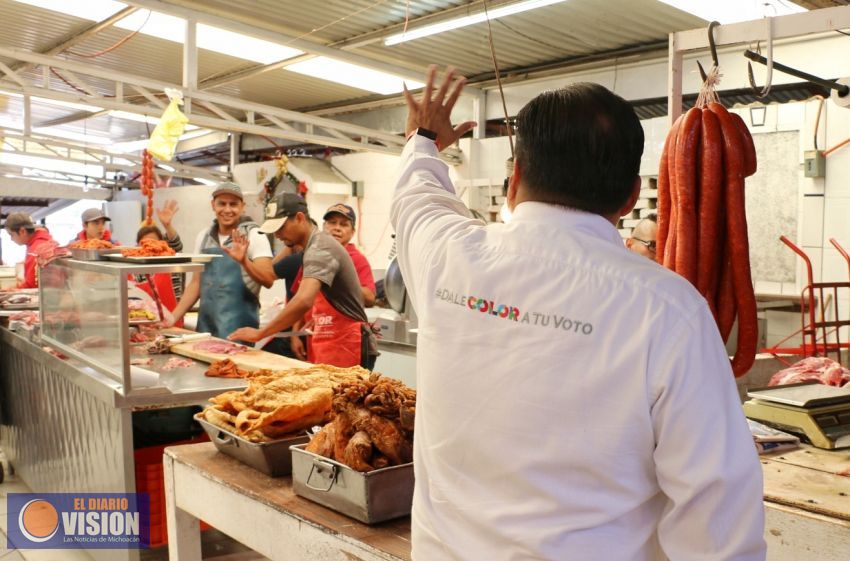 Incentivar economía de Morelia con apoyo a emprendedores y empresarios, propone Gerónimo Color