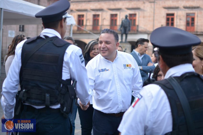 Garantizar seguridad a los morelianos, mi principal compromiso: Carlos Quintana