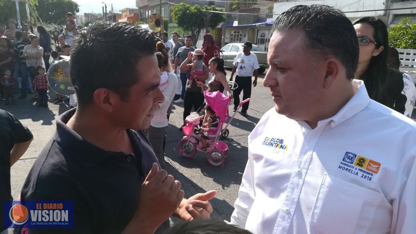 Está campaña será transparente en el manejo de recursos: Carlos Quintana