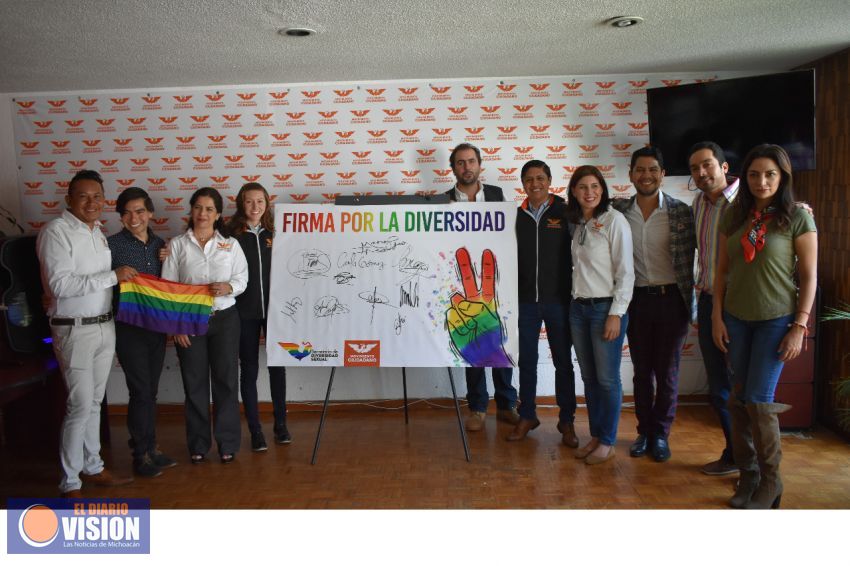 Candidatos de MC signan Agenda Incluyente por la Diversidad para garantizar derechos 