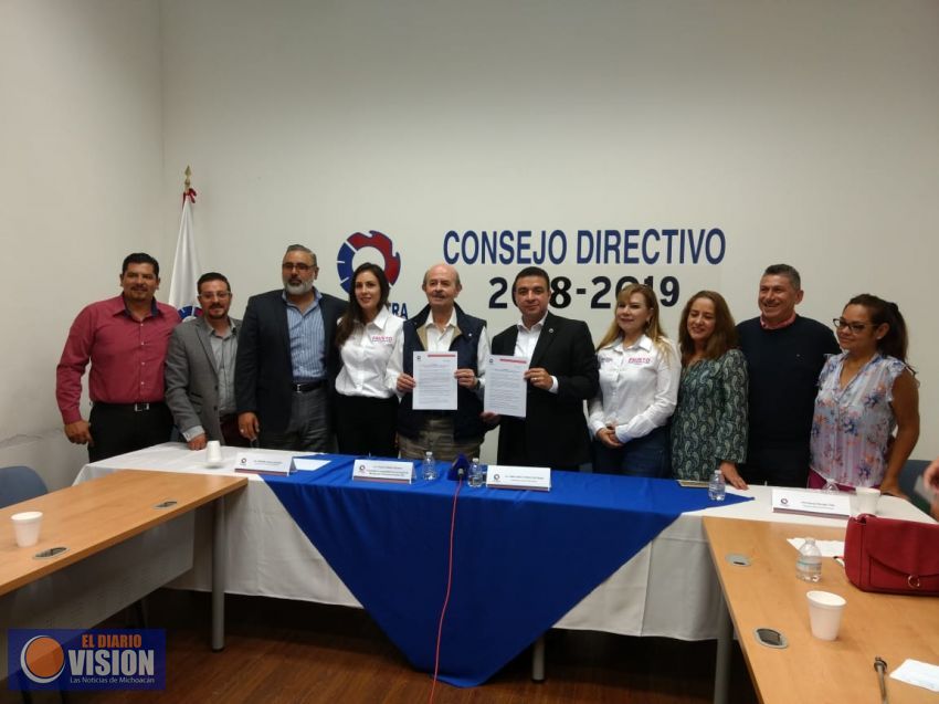 FVF se compromete ante CANACINTRA a invertir 10 mdp en Ciudad Industrial
