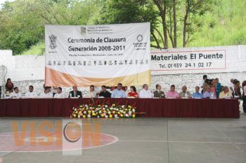 Clausura del Ciclo Escolar en el Plantel Pedernales