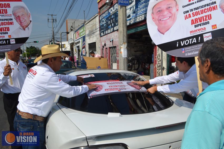 Transportistas y sociedad civil se suman a la candidatura de Salvador Arvizu