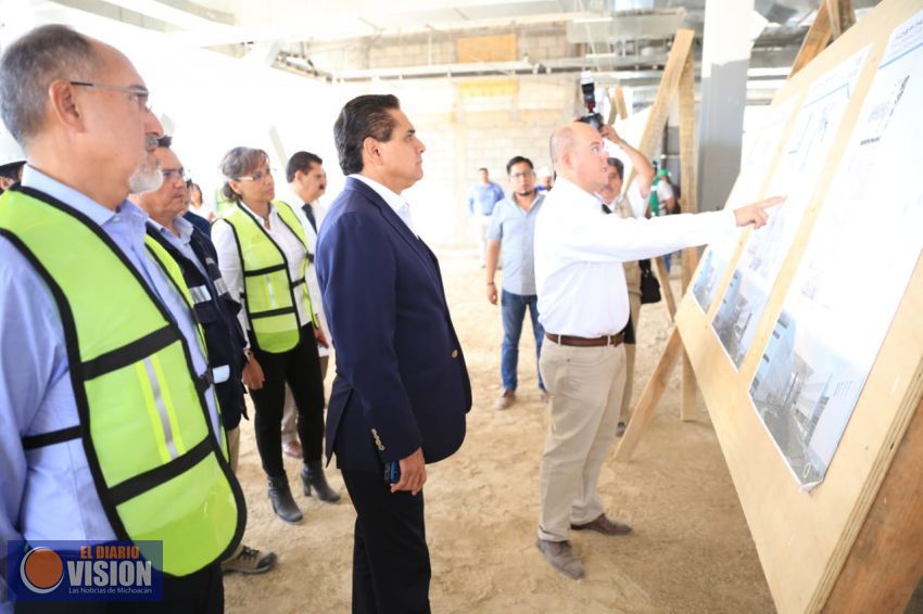 Supervisa Gobernador acciones para concluir Hospitales Civil e Infantil