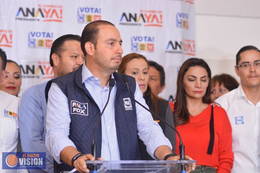 Anaya sostendrá encuentro con sectores productivos del Estado en Morelia éste sábado: Marko Cortés