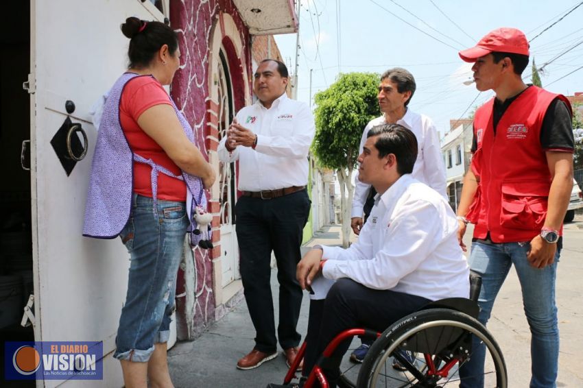 Morelia será la ciudad de la inclusión, comprometen Gerónimo Color y Eduardo Zárate