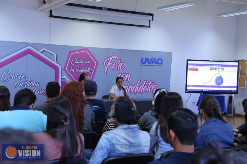 Asume Cocoa Calderón compromiso con estudiantes 